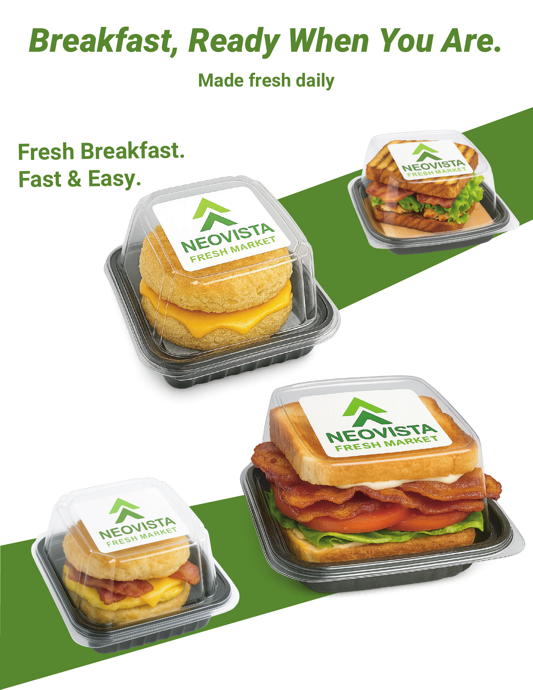 NeoVista breakfast ready when you are product promotion